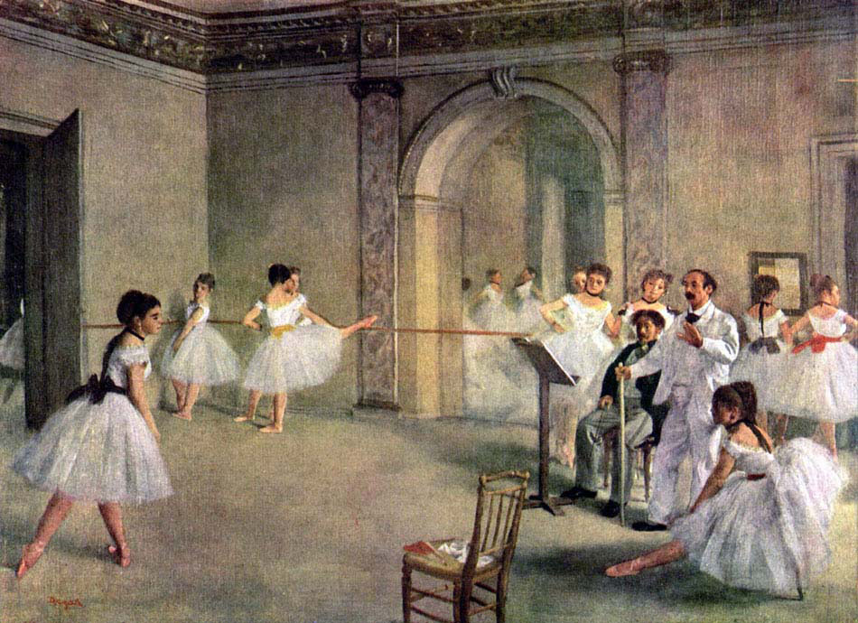 Dance Hall of the Opera in the rue Peletier